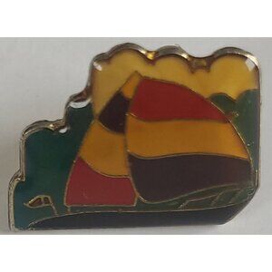 Sailboat - Enamel Pin by American Gag Bag Inc. - Vintage Novelty Pin